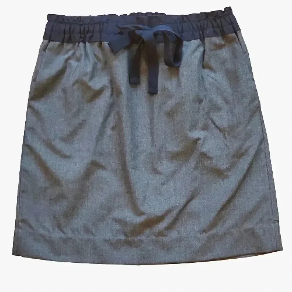 Gap Designed & Crafted Chambray Drawstring Skirt … - image 1